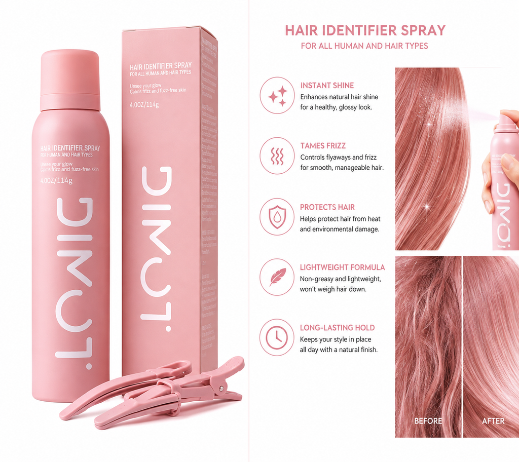 •Dimot hair identifier spray
with 4 blades•